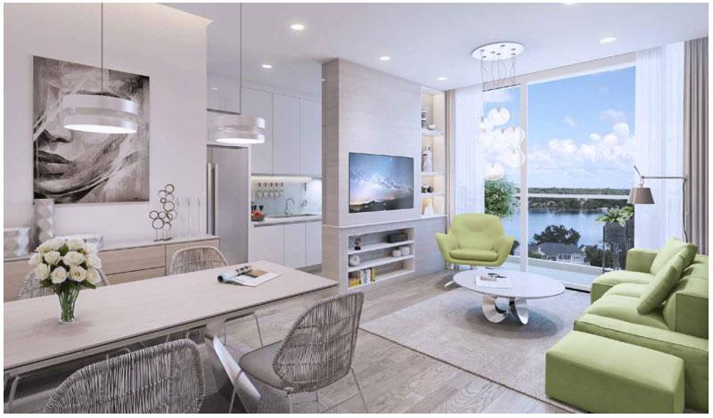Thiết kế nội thất căn hộ Vinhomes Skylake 2 phòng ngủ