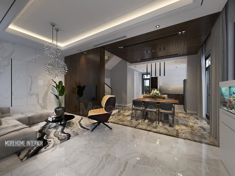 Thiết kế phòng khách độc đáo