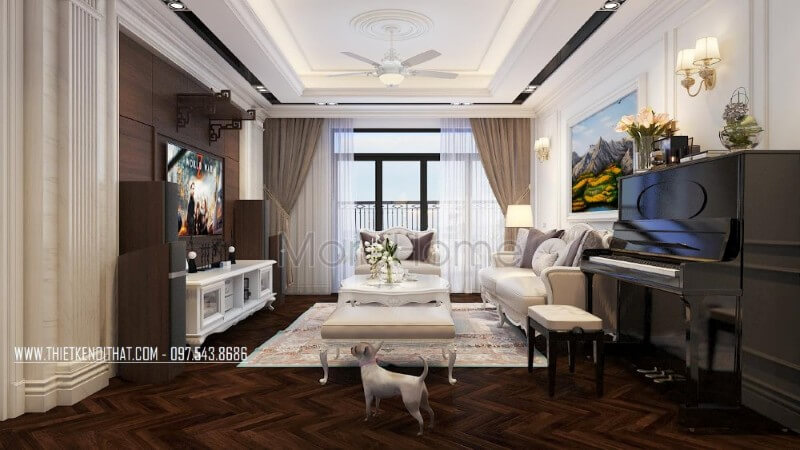 Thiết kế phòng khách độc đáo
