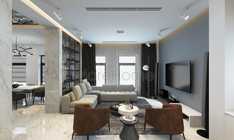 Thiết kế phòng khách độc đáo