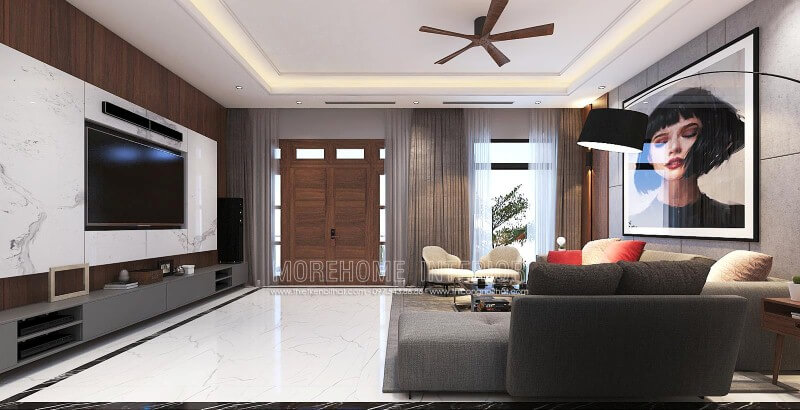 Thiết kế phòng khách độc đáo