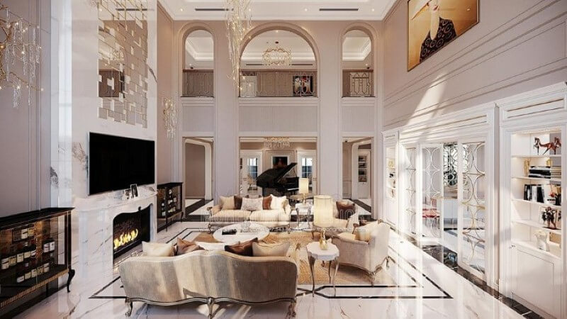 Thiết kế phòng khách độc đáo