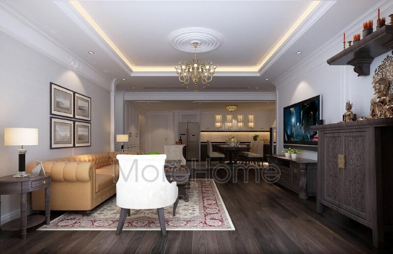 Lựa chọn những mẫu thiết kế phòng khách đẹp cuốn hút
