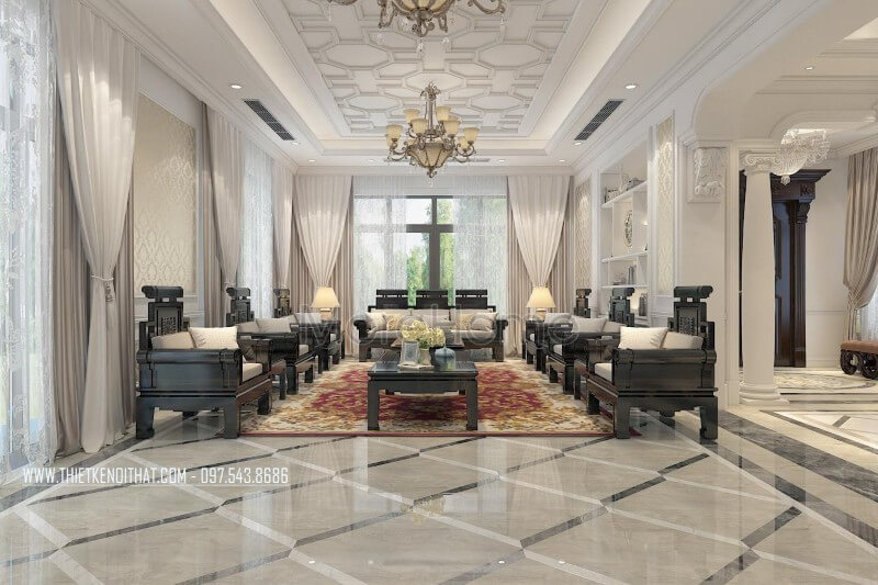 thiết kế phòng khách
