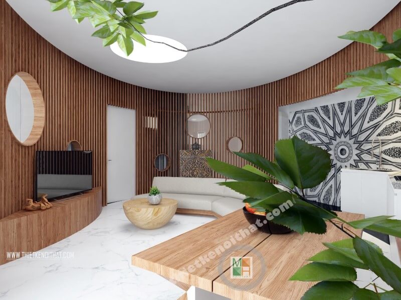 thiết kế nội thất phòng khách