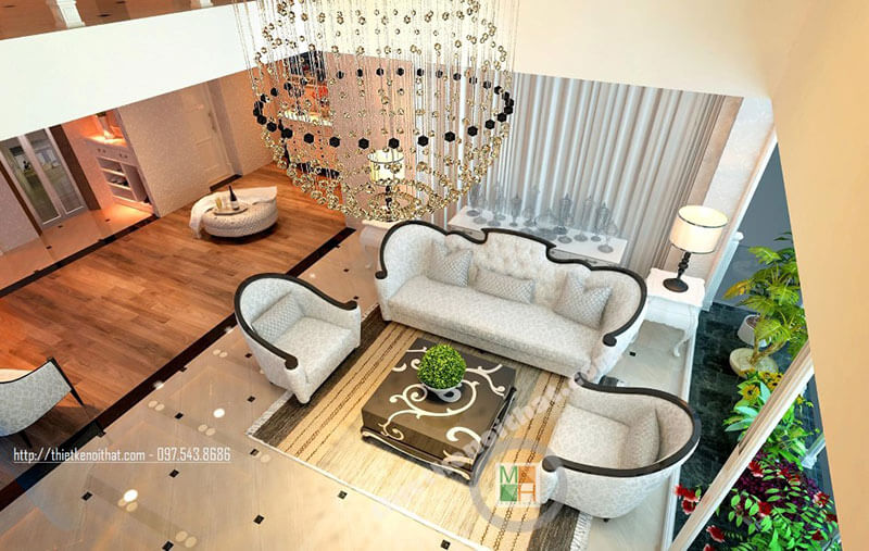 thiết kế nội thất phòng khách