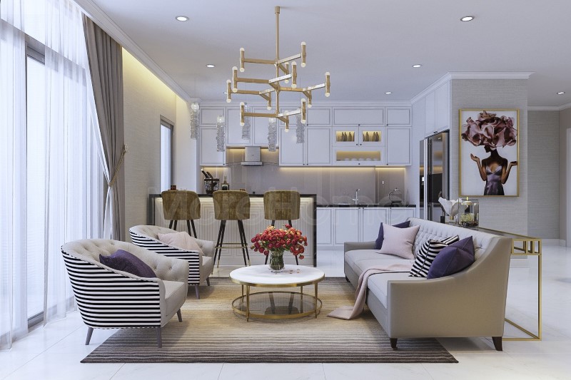 Thiết kế chung cư tân cổ điển